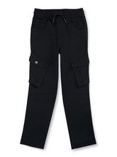 Gini & Jony Boys Cotton Solid Trouser 5-6 Years Black