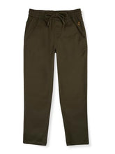 Gini & Jony Boys Cotton Solid Trouser 6-7 Years Olive