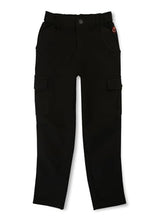 Gini & Jony Boys Black Cotton Blend Solid Trouser 7-8 Years