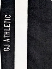 Gini and Jony Boys Black Stripes Cotton Elasticated Track Pant 5-6 Years