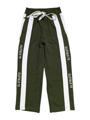 Gini and Jony Boys Green Stripes Cotton Elasticated Track Pant 4-5 Years