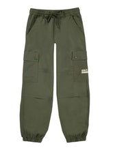 Gini and Jony Boys Olive Solid Cotton Elasticated Trouser 6-7 Years - Goyalsons ShopMax