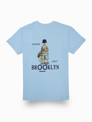 Gini and Jony Boys Light Blue Graphic Print Cotton Half Sleeves T-Shirt 5-6 Years