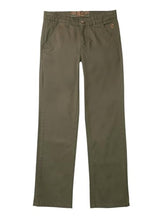 Gini and Jony Boys Olive Solid Cotton Fixed Waist Trouser 8-9 Years