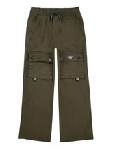 Gini and Jony Boys Olive Solid Cotton Elasticated Trouser 7-8 Years - Goyalsons ShopMax