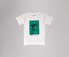 Gini and Jony Boys White Graphic Print Cotton Half Sleeves T-Shirt 13-14 Years