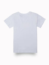 Gini and Jony Boys White Graphic Print Cotton Half Sleeves T-Shirt 4-5 Years