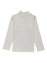 Gini and Jony Girls White Solid Cotton Skivvy Full Sleeves 3-4 Years - Goyalsons ShopMax