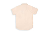 Gini and Jony Boys Beige Solid Cotton Shirt Half Sleeves 5-6 Years