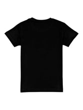 Gini and Jony Boys Black Graphic Print Cotton Half Sleeves T-Shirt 4-5 Years