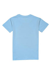 Gini and Jony Boys Blue Graphic Print Cotton Half Sleeves T-Shirt 5-6 Years