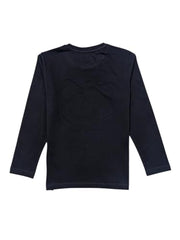 Gini and Jony Boys Navy Blue Graphic Print Cotton Full Sleeves T-Shirt 18-24 Months