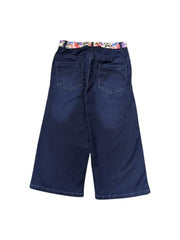 Gini and Jony Girls Dark Blue Washed Denim Culottes Elasticated 3-4 Years