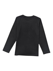 Gini and Jony Girls Black Sequin Cotton Full Sleeves Knits Top 4-5 Years