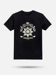 Gini and Jony Boys Black Graphic Cotton T-Shirt