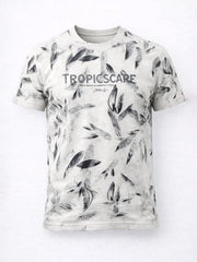 Status Quo Tropic Script T-Shirt White
