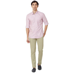 Parx Slim Fit Red Casual Shirt for Men