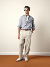 THE BEAR HOUSE Mens Casual Shirt Modern Fit Everyday Wear Blue