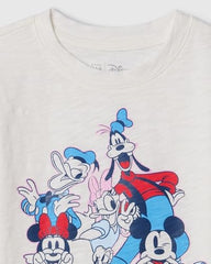GAP Kids Girls Graphic?Print Relaxed?Fit Knitted T?Shirt, White,2Y - Goyalsons ShopMax