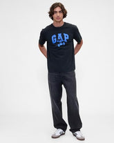 Men's Mickey and Friends Logo Print Crew Neck T-Shirt