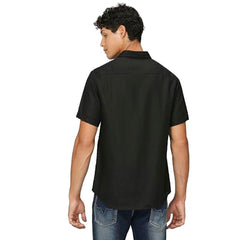 White Short Sleeve Pure Linen Shirt