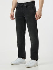 Pepe Jeans Men Black Straight Fit Solid Jeans