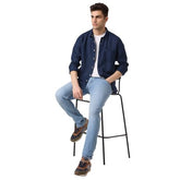 Pepe Jeans Men's Regular Shirt (PM308998_Blue