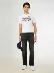 Pepe Jeans Men Off White Solid Short Sleeves Tshirts