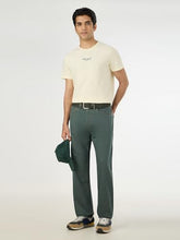 Pepe Jeans Men Off White Solid Short Sleeves Tshirts