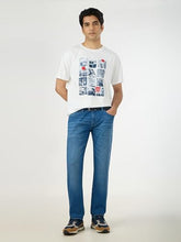 Pepe Jeans Men White Printed Short Sleeves Tshirts