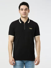 Pepe Jeans Men Black Solid Short Sleeves Tshirts