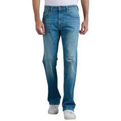 Pepe Jeans Men Light Wash Stretchable Bootcut Jeans