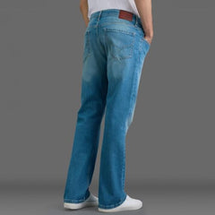 Pepe Jeans Men Light Wash Stretchable Bootcut Jeans