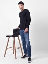 Numero Uno Mens Mid Blue Mid Blue Skinny Fit Low Rise Sustainable Jeans