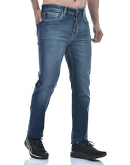 Numero Uno Men's Slim Jeans (NMJNEA909 Mid Blue