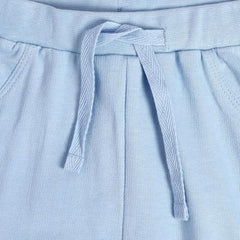 Baby Knitted Cotton Jogger, Pack of 1, Blue (3-4Y)