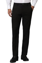 Louis Philippe Men Mid Rise Slim Pants (LPTFMSLFT20028_Brown )