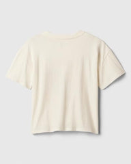 Peanuts Print Round-Neck T-Shirt, White, L