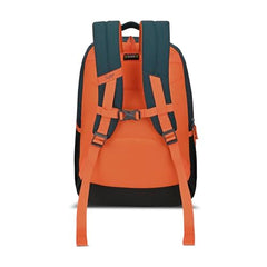 Skybags Klan 37L Adventure Dark Green Casual Backpack for Boys & Girls with 3 Compartments & Adjustable Shoulder Strap | Quick Access Front Pocket | Pencil Pouch | Perfect for School & Travel - Unisex