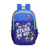 Skybags Klan 37L Astronaut Blue Casual Backpack for Boys & Girls with 3 Compartments & Adjustable Shoulder Strap | Quick Access Front Pocket | Pencil Pouch | Perfect for School & Travel - Unisex