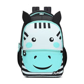 Skybags Buddy Plus 20L Zebra Black Casual Backpack for Boys & Girls with 3 Compartments & Adjustable Shoulder Strap | Quick Access Front Pocket | Air-Mesh Back Panel | Perfect for School & Travel
