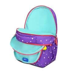 Skybags Buddy 17L Bird Blue Casual Backpack for Boys & Girls with 3 Compartments & Adjustable Shoulder Strap | Air-Mesh Back Panel | Side Pockets | Perfect for School & Travel - Unisex