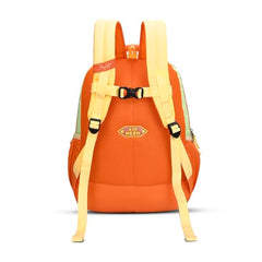 Skybags Buddy Prime 20L Lion Mane Yellow Casual Backpack for Boys & Girls with 3 Compartments & Adjustable Shoulder Strap | Side Pocket | Air-Mesh Back Panel | Perfect for School & Travel - Unisex