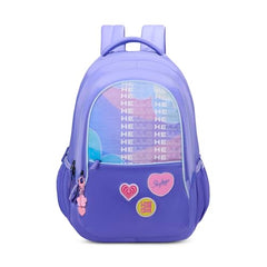 Skybags Glitter 37L Purple Casual Backpack for Girls with 3 Compartments & Adjustable Shoulder Strap | Quick Access Front Pocket | Side Pockets | Air Mesh Back Panel | Perfect for School & Travel