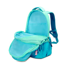 Skybags Glitter 37L Green Casual Backpack for Girls with 3 Compartments & Adjustable Shoulder Strap | Quick Access Front Pocket | Side Pockets | Air Mesh Back Panel | Perfect for School & Travel