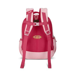 Skybags Mimi Llama 20L Pink Casual Backpack for Girls with 3 Compartments & Adjustable Shoulder Strap | Quick Access Front Pocket | Side Pockets | Air Mesh Back Panel | Perfect for School & Travel