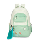Skybags Celeste 37L Green Casual Backpack for Girls with 3 Compartment & Adjustable Shoulder Strap | 16 Inch Padded Laptop Sleeve | Quick Access Front Pocket & Rain Cover | Perfect for School & Travel