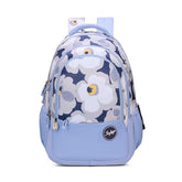 Skybags Stella 37L Floral Print Casual Backpack for Girls with 3 Compartments & Adjustable Shoulder Strap | 16 Inch Padded Laptop Sleeve | Detachable Happy Pouch | Perfect for School & Travel