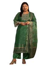 Extra Love By Libas Printed Silk blend Straight Kurta Set for Women (500487-3XL)