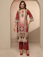 Libas Printed Cotton Straight Kurta Set For Women (401168M)